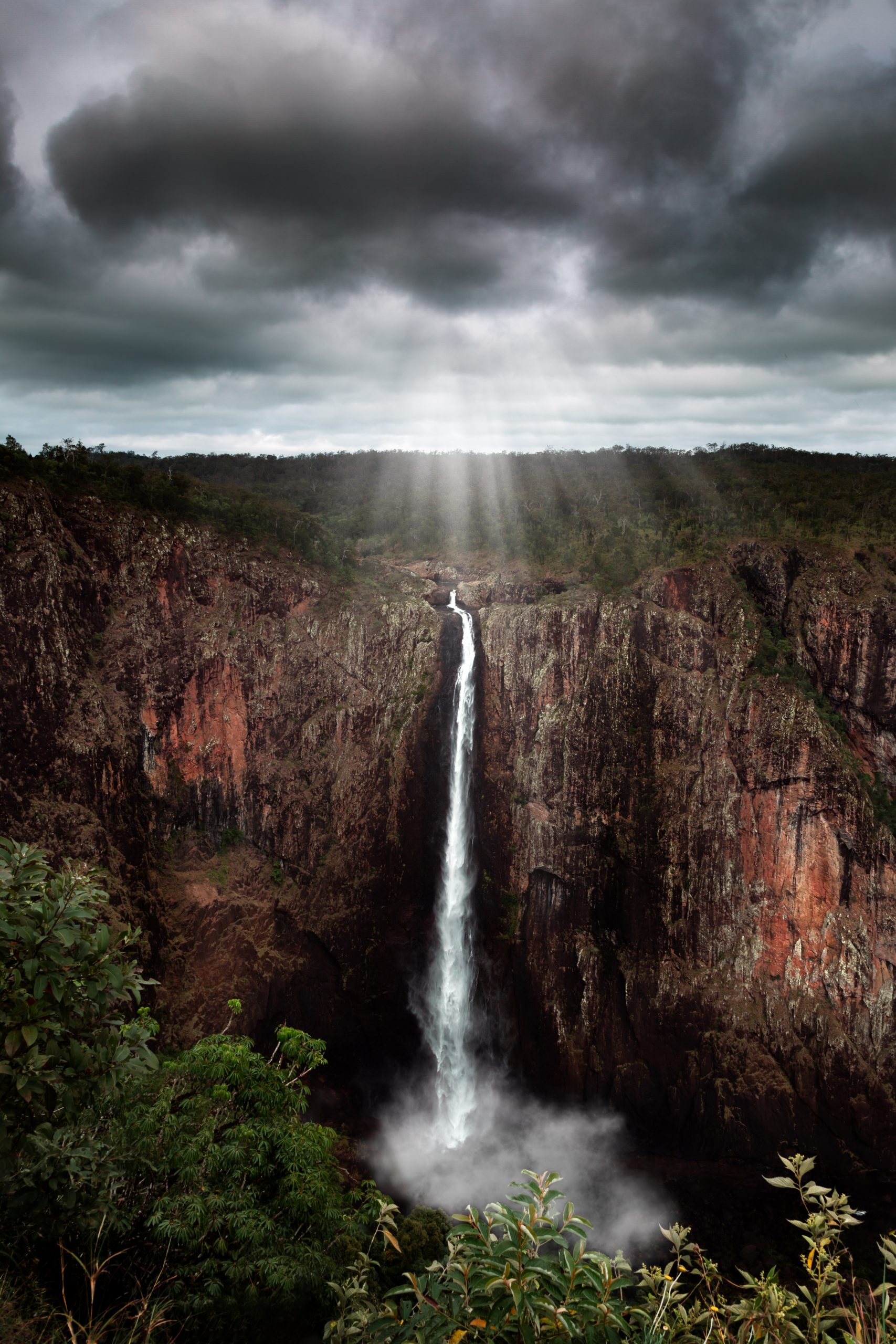 The famous Wallaman Falls, the tallest single-drop waterfall in Australia, Queensland, Australia